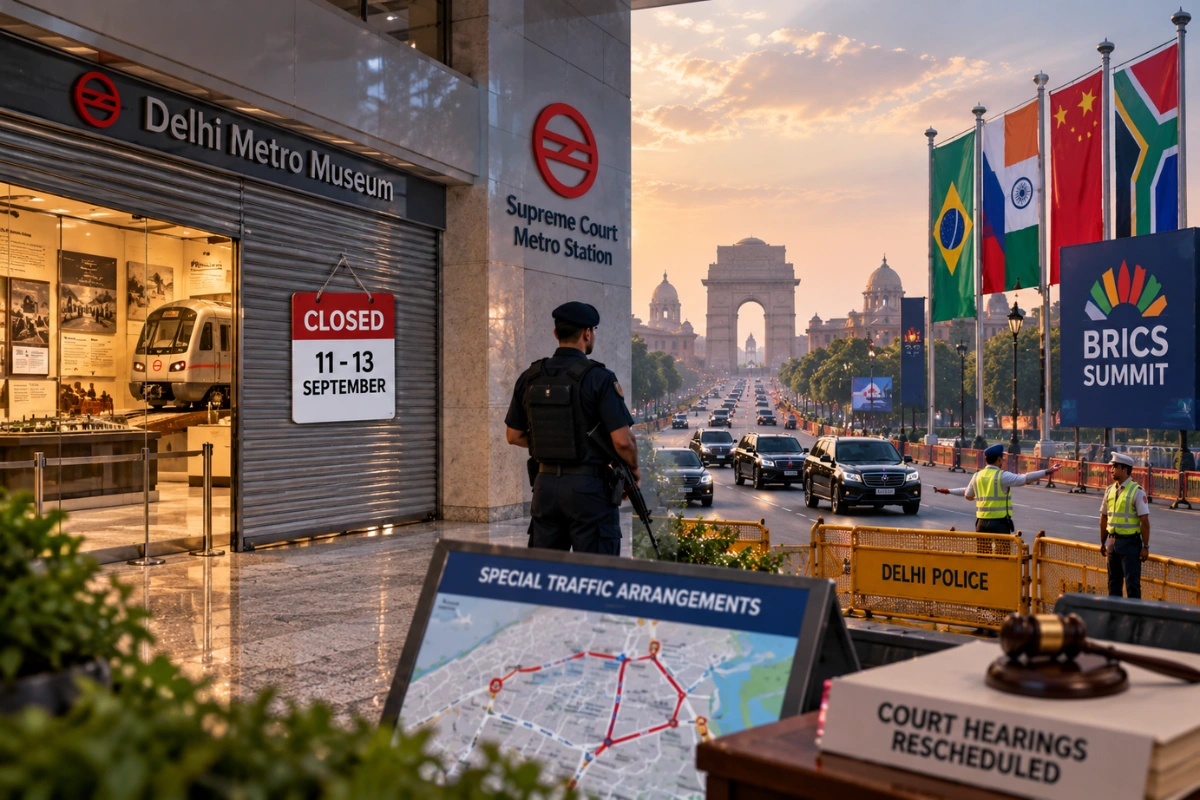 BRICS Summit: Delhi Metro Museum To Remain Closed From September 11 To 13