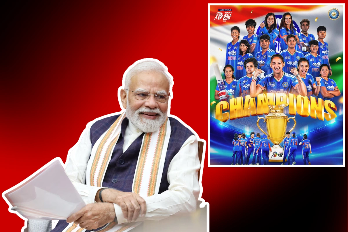 PM Modi Congratulates Indian Women’s Team On Asia Cup Triumph