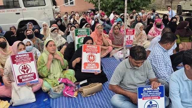 NHM Employees Extend Strike By 72 Hours From September 18 Across J&K