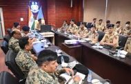 DGP Nalin Prabhat Reviews Border Protection Grid With BSF, CRPF and JKP Formations