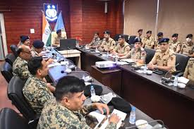 DGP Nalin Prabhat Reviews Border Protection Grid With BSF, CRPF and JKP Formations